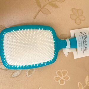 JANEKE 1830 Made in Italy BLUE Color Summer HAIR BRUSH Nylon Bristle 9"x4" NEW